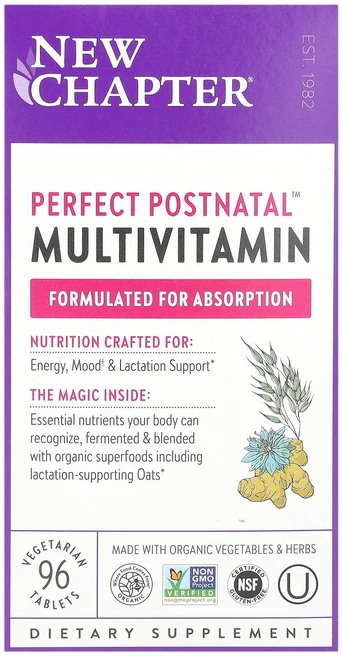 New Chapter Perfect 산후 종합비타민 베지 정제 96정 Chapter (뉴 챕터), 1개 - 쿠팡