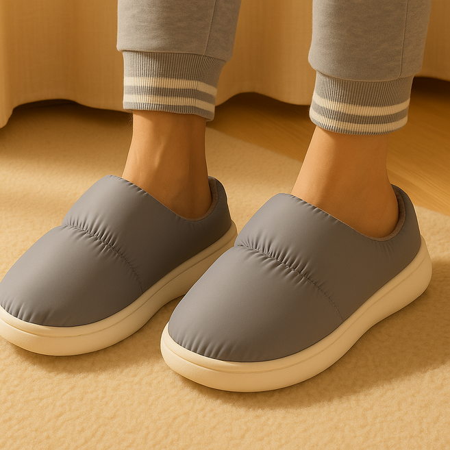 겨울용 방한슬리퍼 패딩실내화 커플용 집들이선물 추천템