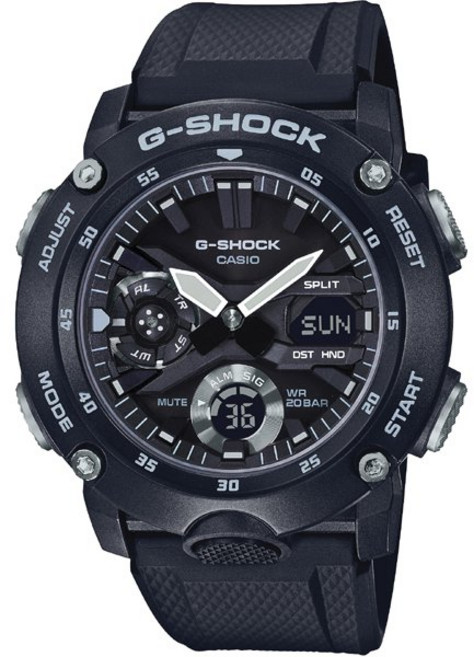 카시오 CASIO G-SHOCK 지쇼크 GA-2000S-1AJF Carbon Core Guard Basic 모노톤 칼라 블랙 161808