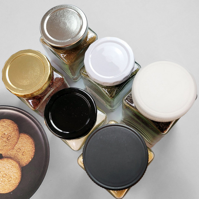 유리병 러그캡 철 PP 53mm 병뚜껑 유리 병마개, 1개