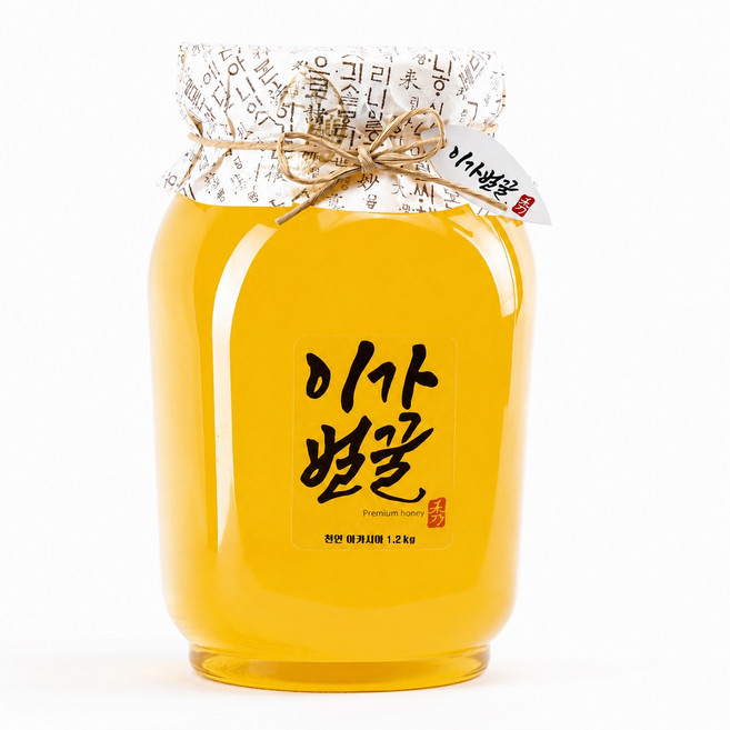 90년전통 이가벌꿀 아카시아꿀, 1.2kg, 1개