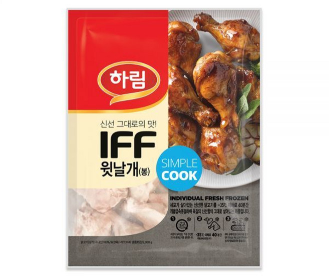 하림 IFF 닭봉 (윗날개) 2kg, 1개