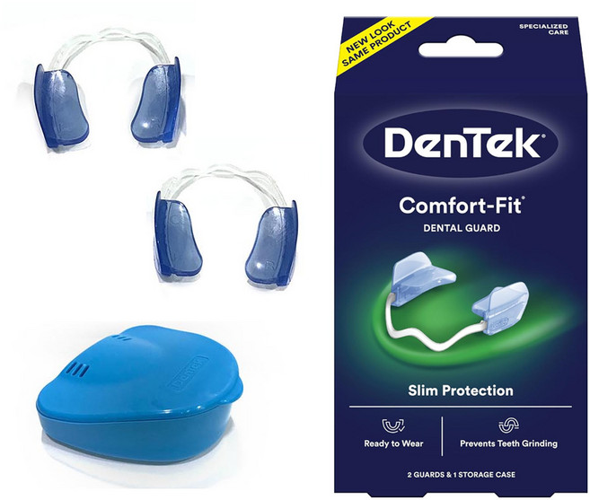 덴텍 이갈이 방지가드 컴포트 핏 마우스피스형 케이스 포함, 1개