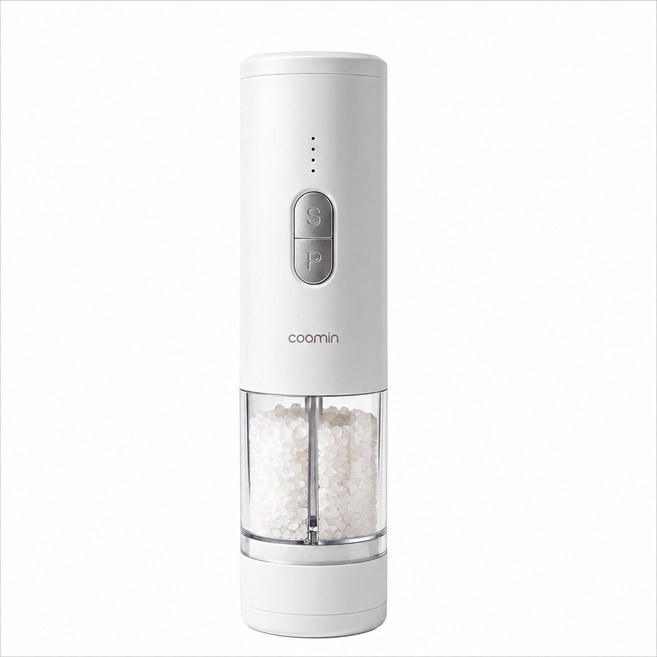 7위 - 쿠민 2in1 전동 소금 후추 그라인더 업그레이드 듀얼 페퍼밀, 1개, 200ml