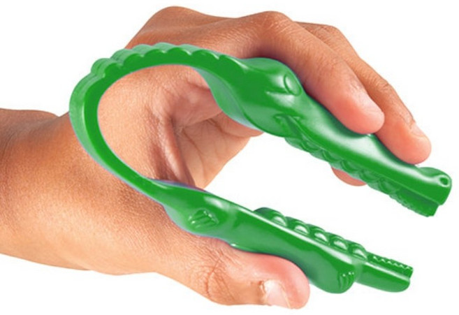 러닝리소스 소근육장난감 소근육발달 점보 악어집게 LER2963 아기장난감, 점보악어 집게 색상랜덤 낱개 1개, 1개