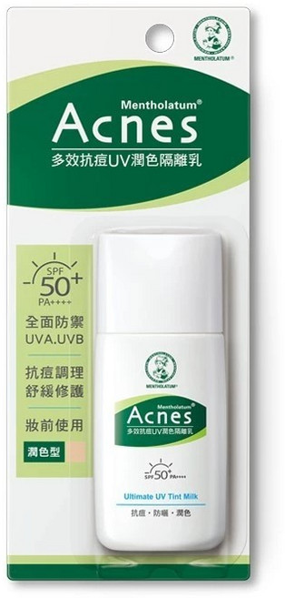 Mentholatum Acnes 多效抗痘UV潤色隔離乳 SPF50+ PA++++, 潤色型, 1個