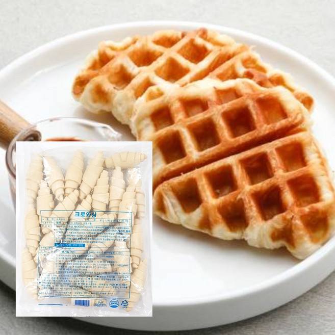 쥬르드뱅 크로와상 생지 크로플 1.25kg 50gx25입 대용량 카페 메뉴