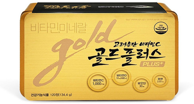 고려은단 골드 플러스 120정 비타민c 활력 영양제 옥수수 스마트홈-샵, 1개