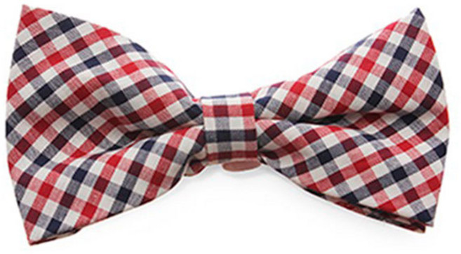 NV022 레드네이비체크 나비넥타이 보타이 정장 캐쥬얼 남자악세사리 자동넥타이