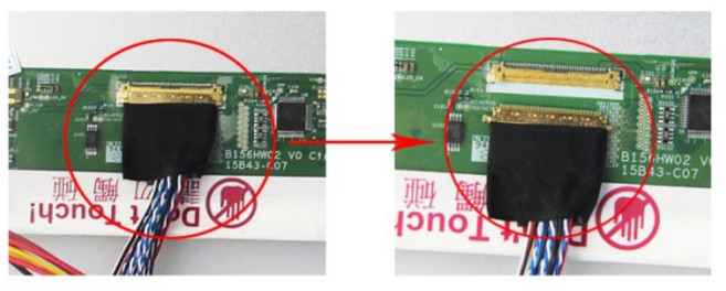 LTN156AT02 드라이버 패널 디스플레이 키트 LED HDMI 호환 1366x768 2AV 원격 VGA 모니터 스크린 컨트롤러, 04 LTN156AT02-D04