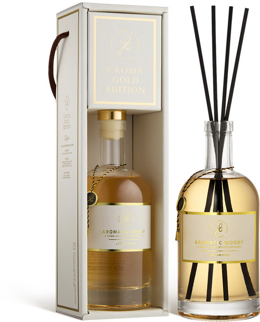 에이로마 골드에디션 디퓨저, 베리앤버가못, 500ml, 1개