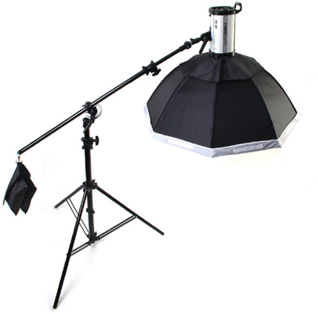 포멕스 탑라이트 세트 팔각소프트박스 붐스탠드 조명 사진, E600, 90cm, FT-1900, 1개