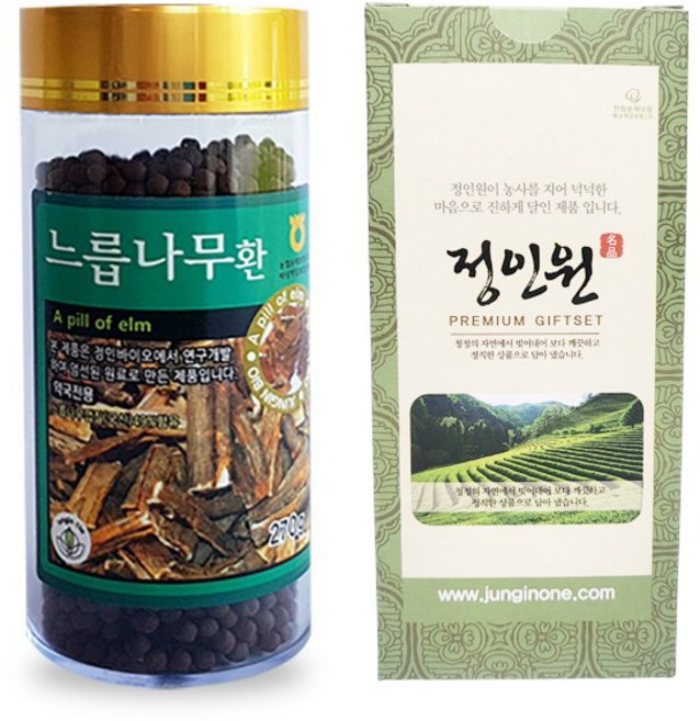 느릅나무환 국내제조 haccp인증업체 약국판매제품 정인바이오, 270g, 1개