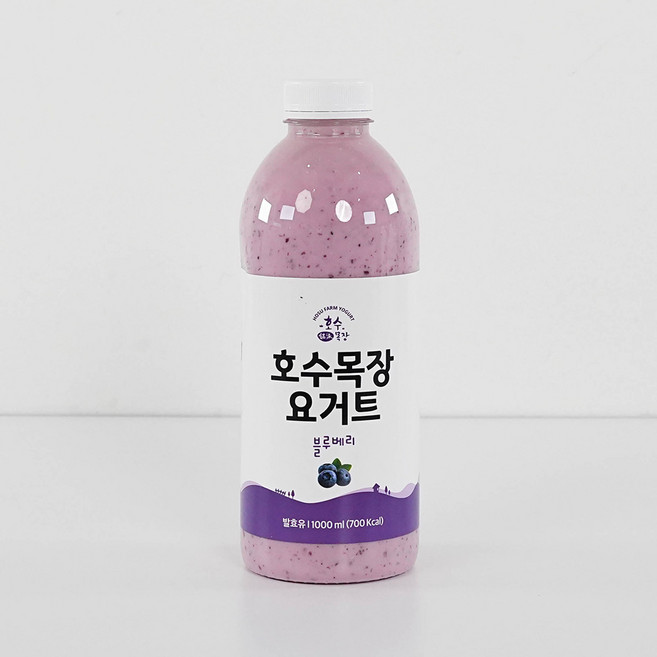 호수목장 블루베리 요거트, 1L, 2개