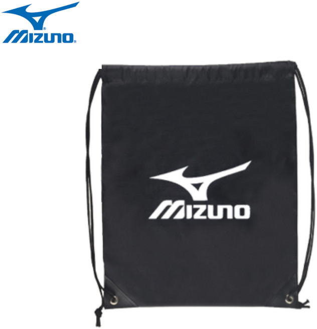 미즈노 신발 주머니 폴리 프리미엄 가방 축구화 탁구 풋살화, 1개, 블랙