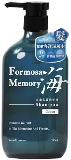 清淨海 森山島讀洗髮精 海, 750ml, 4瓶