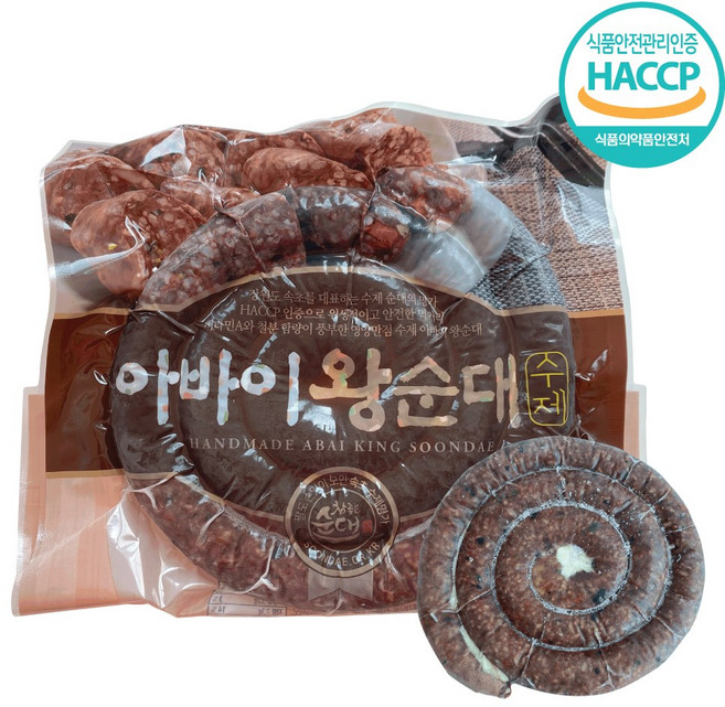 속초 중앙시장 토종순대 담백한 아바이순대, 1봉, 1kg