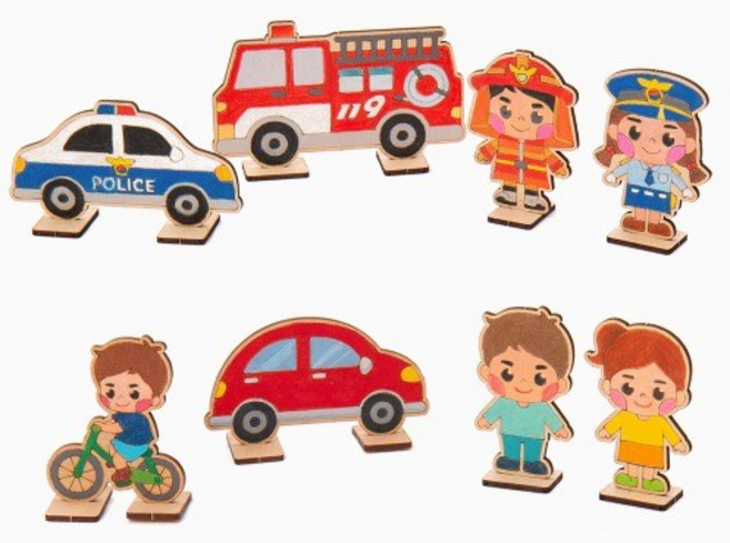 핸디몰 교통안전 교육 만들기 (보행자 안전기관)(교통표지판), 보행자, 1개