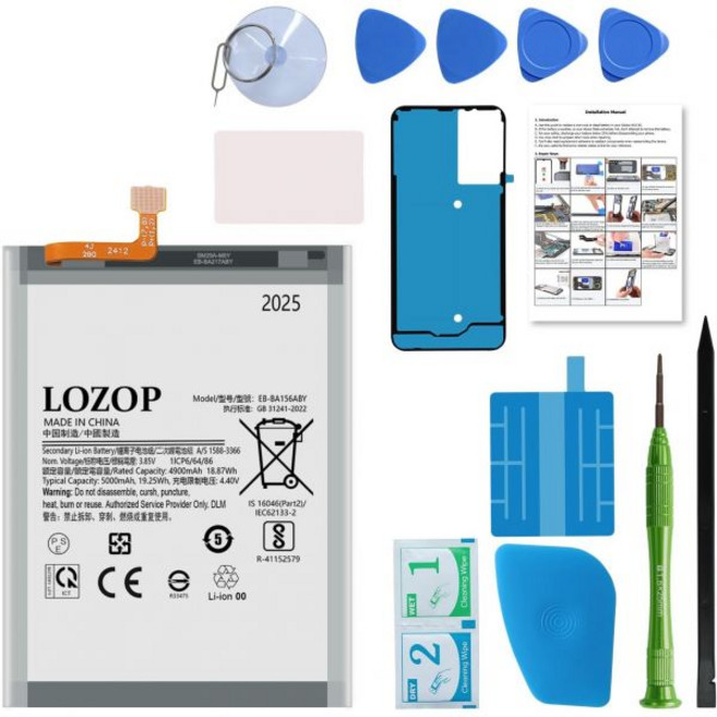 삼성 갤럭시 S21 5G SM-G991U/U1/N/B/W 및 기타 모든 G991 모델용 배터리 교체 키트(새롭게 업그레이드됨)(수리 도구 키트 사용 설명서 포함)