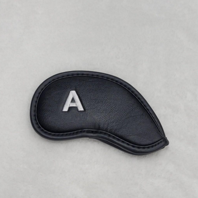 어썸골프 마스터피스 낱개 아이언커버, A_블랙