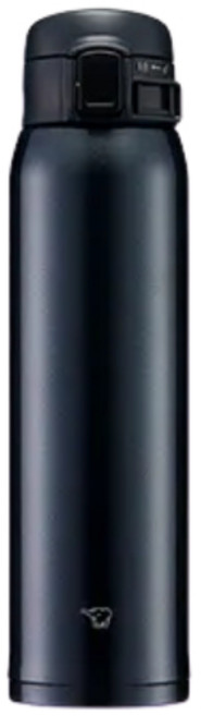 ZOJIRUSHI象印 SM-SR60E超輕量彈蓋真空保溫杯 ONE TOUCH單手開啟, 時尚黑(BC), 1個, 600ml
