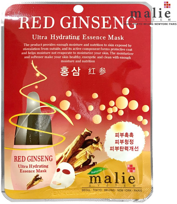 마리에 에센스 마스크팩 20ml, 홍삼, 1개