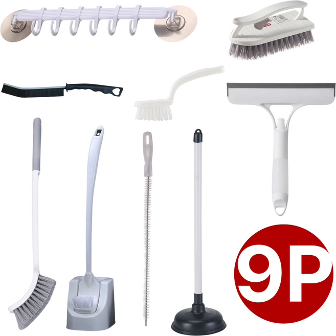 파트마 화장실 욕실 청소도구 세트 틈새 청소솔 브러쉬, 7개