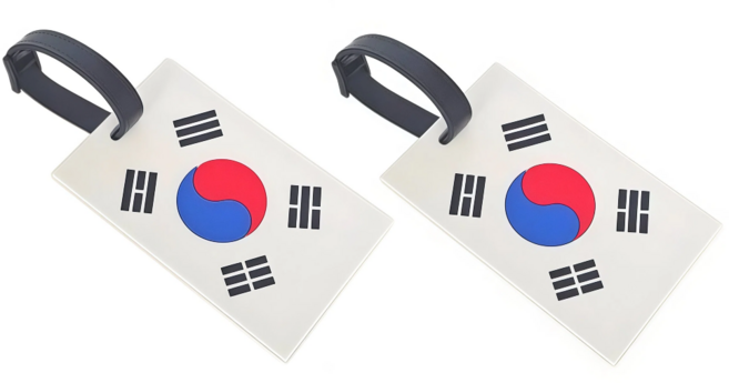 라온샵 캐리어 네임택 여행 가방 러기지택 이름표 태그 1+1