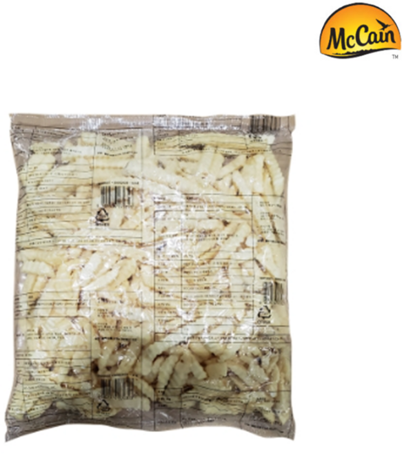 1/2"크링클컷 감자튀김 2kg /주름감자 냉동 대용량 업소용 / 맥케인 램웨스턴, 2개