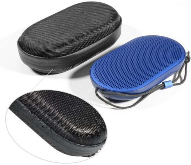 Alltravel 울트라 슬림 하드 케이스는 Bang & Olufsen Beoplay P2 휴대용 블루투스 스피커용으로 휴대가 간편하고 방수 기능이 있으며 매우 견고하고 가