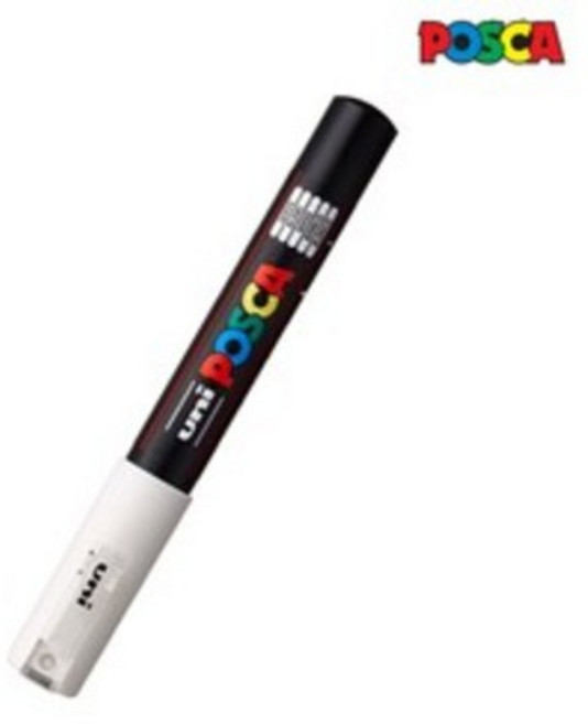 미쯔비시 유니 포스카 마카 포스터칼라 POP 손글씨 PC-3M PC-5M, C.포스카5M(PC-5M), 오렌지