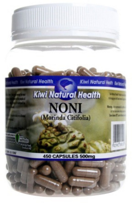 뉴질랜드 키위내츄럴헬스 노니 캡슐 500mg 450캡슐, 1개, 450정