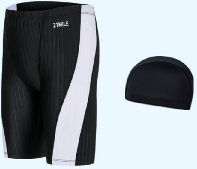 21마일 남아용 아동 주니어 초등학생 5부 수영복