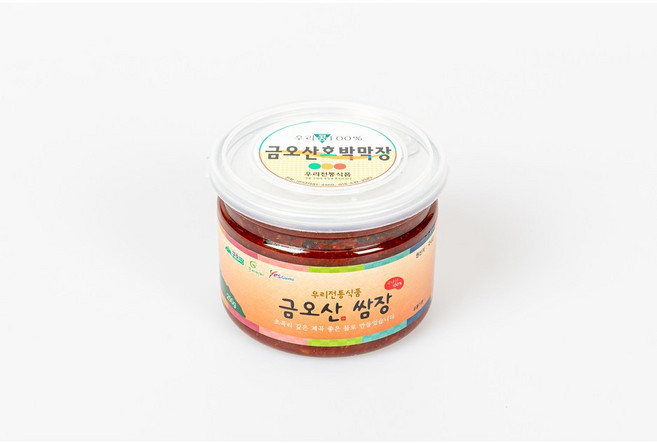 국산콩 특화단지 우리전통식품 - 금오산 호박막장 250g / 된장 고추장 막장 쌈장 간장 전통된장 수제막장 유기농막장 국산막장 집된장 재래식막장 맛있는막장 건강막장 막장요리 손맛, 1개, 250kg