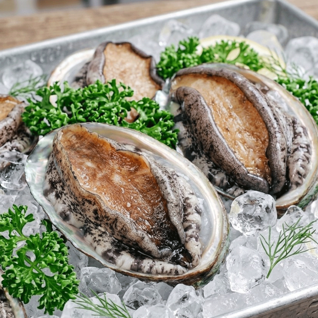 [산지직송] 완도 활 전복 선물세트 특대 (6-7미) 산소포장, 1박스, 1kg