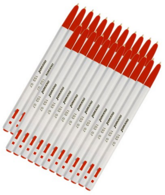 모나미 153볼펜 0.7mm, 적색색상, 72개