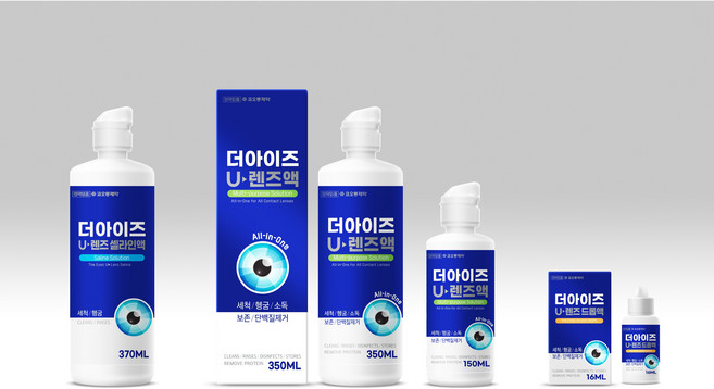 더아이즈유렌즈액 올인원350ml/150ml/ 셀라인액370ml/ 드롭액16ml, 16ml, 1개