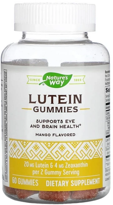 네이쳐스웨이 루테인 망고 맛 구미, 60정, 1개 - 쿠팡