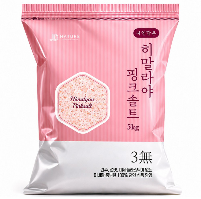 자연담은 히말라야 굵은 핑크소금, 5kg, 1개
