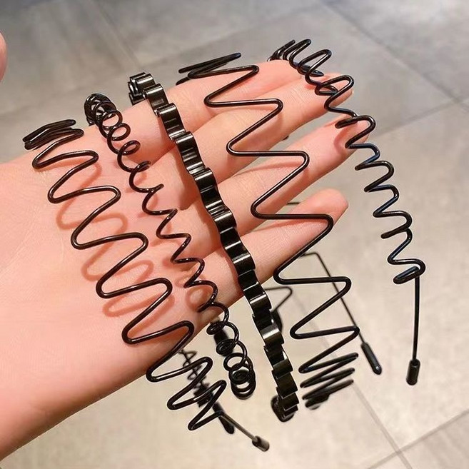 라곰라이프 머리 안아픈 스프링 머리띠 남여공용 헤어밴드