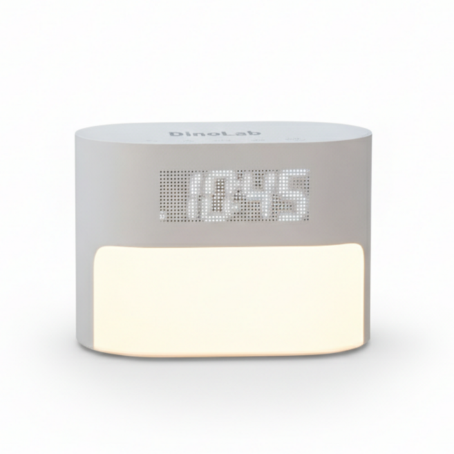 선라이즈 알람시계 무드등 무소음 LED 탁상시계 수면등 미니조명, 단일컬러