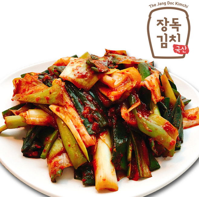 [장독 대파김치] 고기나 곱창을 먹을 땐 국산 대파김치 HACCP 1kg 2kg 5kg 10kg, 1개