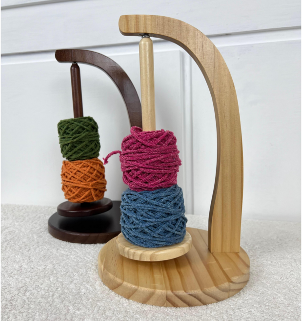 원목 얀홀더 뜨개실 거치대 실걸이 얀스피너 코바늘 대바늘 부자재, 네츄럴, 1개