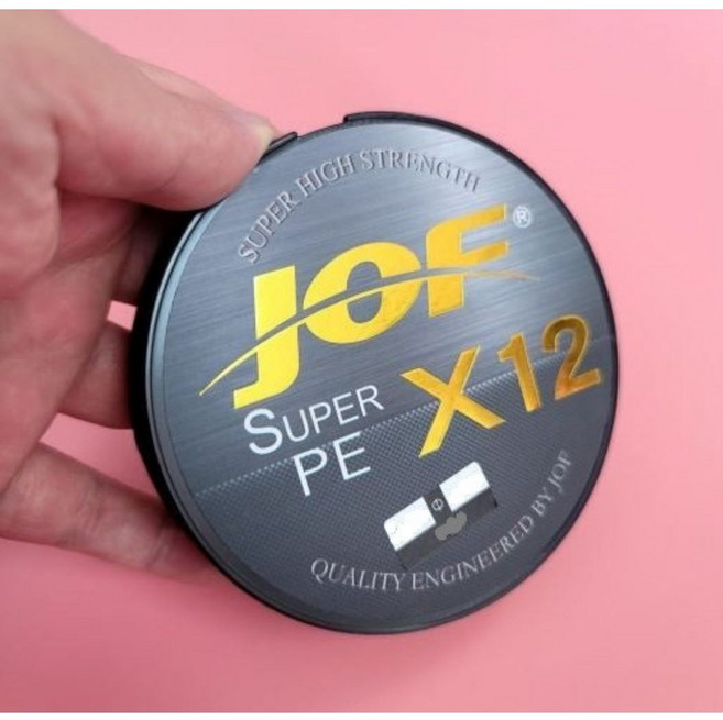 콘티A JOF 합사 조프 낚시줄 5색 12합사 오색 합사줄, 1개