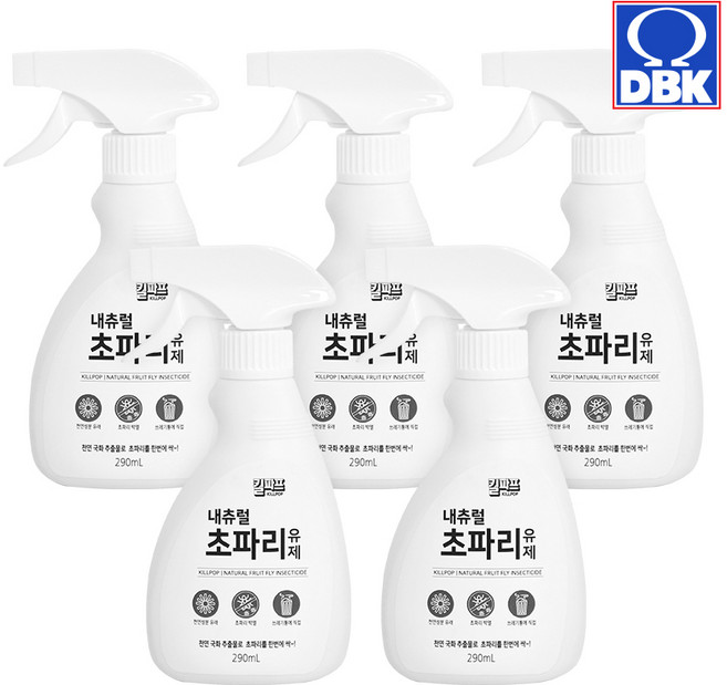 킬파프 초파리유제 스프레이, 5개, 290ml