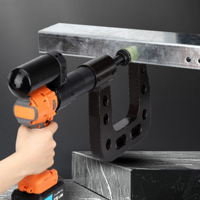 유압펀칭기 전동 타공기 철판 프레스 압착 천공기, C10050, 1개