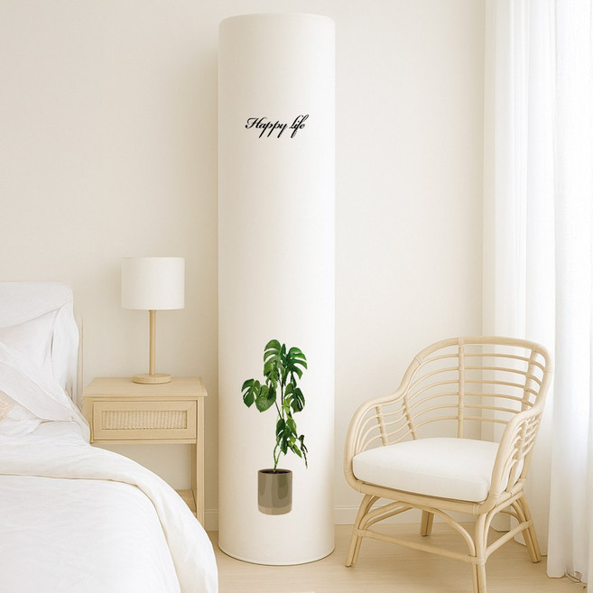 코팅블루 암막 전기종호환 스판 완벽보호 스탠드 에어컨커버, 03.코코팜트리