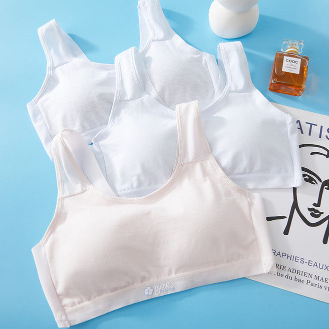 이지홀릭 주니어 노와이어 일체형 브라 2단계 3종세트