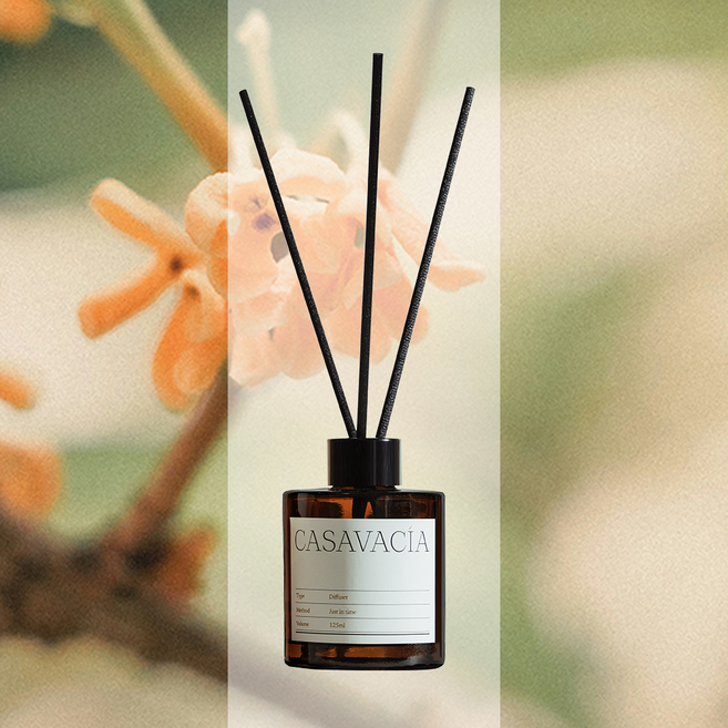 카사바시아 달달한 시원한 디퓨저 방향제, 1개, 125ml, 오스만투스