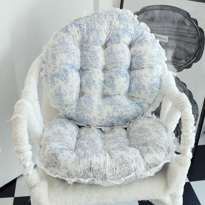 오라이프샵 예쁜 식탁의자방석 방석쿠션, 그레이 1개